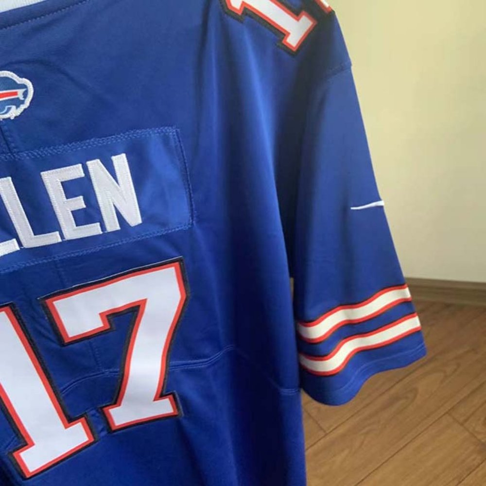 Nike Mens Buffalo Bills Josh Allen #17 Royal Blue Jersey - Picture 2 of 11